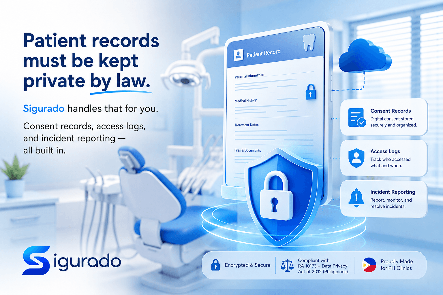 Patient privacy — Sigurado keeps your records protected